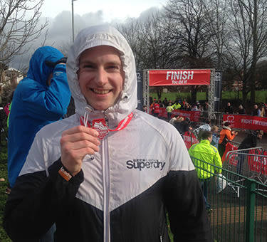 My success at the Warwick Half Marathon in March 2017