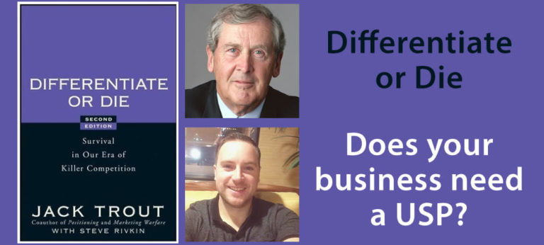 My review of Differentiate or die by jack trout