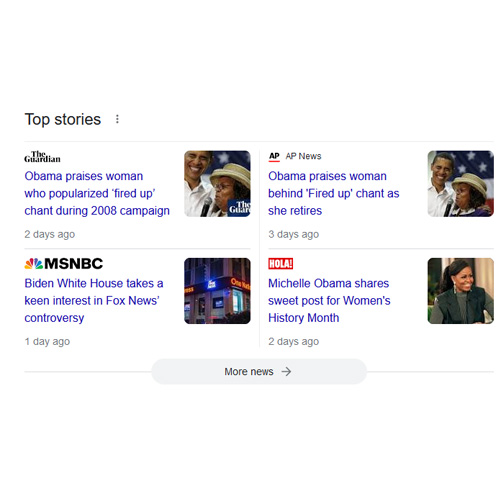 google top stories example
