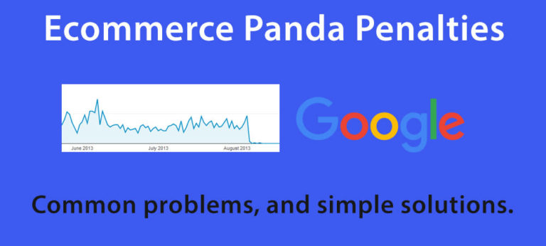 Ecommerce panda penalty and recovery
