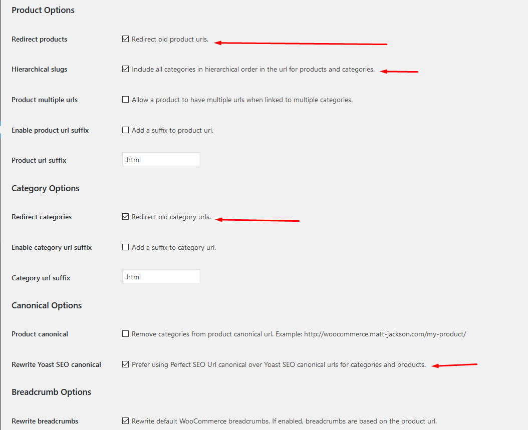 Make your canonical and permalinks include the category in Woocommerce