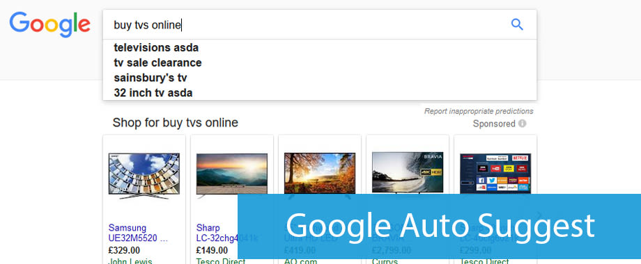 Google auto suggest