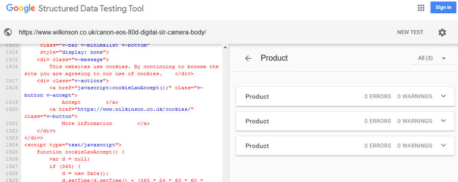 Duplicate Product Schema.org