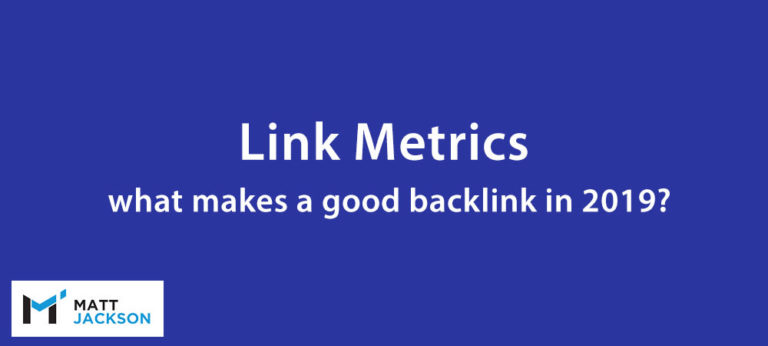 Link metrics 2019