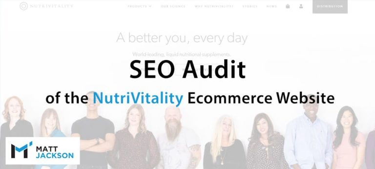 seo audit for nutrivitality
