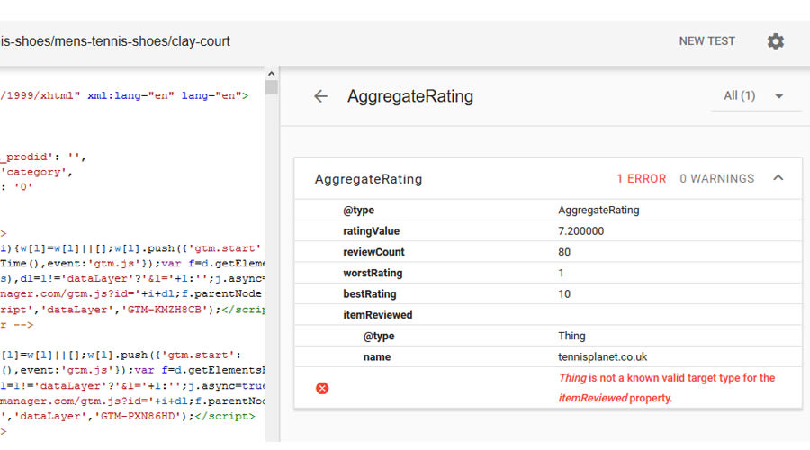 aggregate rating schema.org code