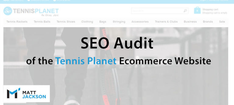 tennis planet seo audit