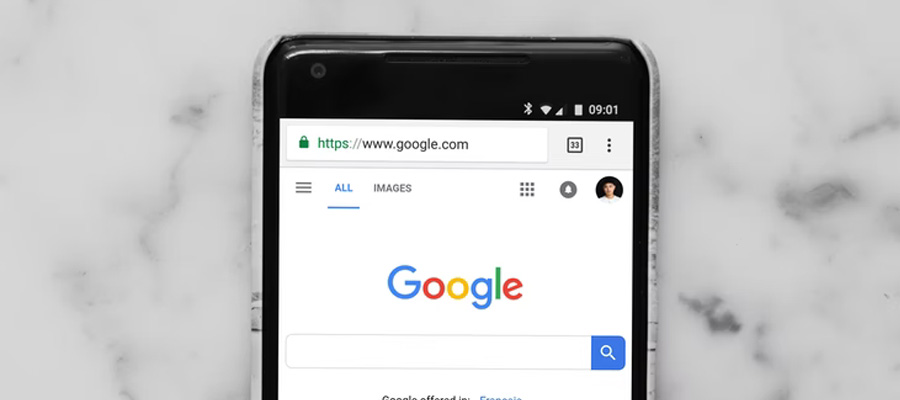 google open on smartphone