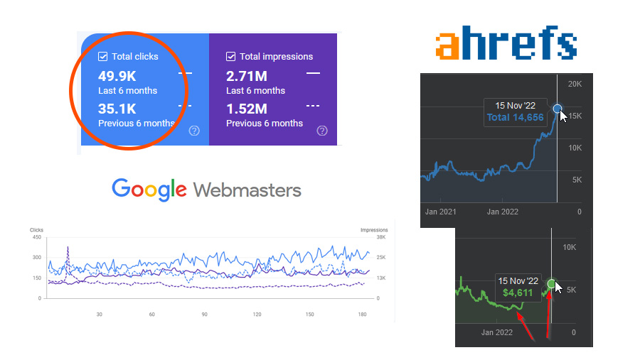 accessories brand seo november 2022